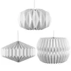 Paper Lamp Shades Hanging Light Shades Foldable DIY for Wedding Birthday Party