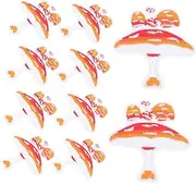 Operitacx 10pcs Mushroom Patches for Clothes Repair and DIY Decoration Embroidered Appliques for Hats Bags and Garments Versatile Sewing Supplies