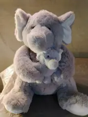 New Mama Elephant And Baby Plush