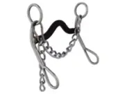 Formay med.port Sweet Iron mouth C shank 172802 western bit