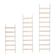 Pet Bird Cage Perch Clear Ladder Hammocks StandingToy for Small Bird