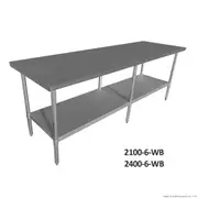 Modular Systems Eco 304 Stainless Steel Table 2100X700X900 6 Legs 2100-7-WB - 2100-7-WB