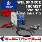 WELDCLASS Weldforce 160MST Mig Stick Tig Welder + Torch, 160A 160 MST WF-06127