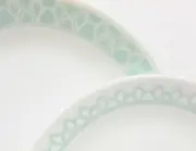 1 Corelle DELANO *Choose: DINNER or LUNCH PLATE *Aqua Blue Sea Mist Pale Green