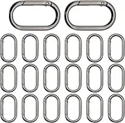 Carabiner Clip Hook - Zinc Alloy Carabiner Clips for Keys,Portable Outdoor Supplies for Men Women Boys Girls Youth Teens Athletes Cyclists