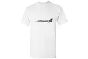 Airplane Aeroplane Plane Jet Pilot Air Force Top Gun Men White T Shirt Tee Top