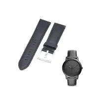 FS5447 22mm Black Leather Watch Strap For Fossil