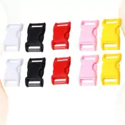 10 Pcs Quick Release Buckle Buckles Bag Side Adjustable Tri-glide Slides