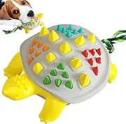 Dog Toys Interactive Dogs Teething Toys Molar And Clean Teeth Rub Cleaning Teeth Interact For Small Medium Large Dogs Gonius Pet cleaning expends energy grinding teeth (Color : Gray-green)