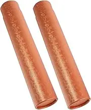 HOODANCOS 2pcs Telescopic Artwork Storage Tube Extendable Painting Tube for Mailing Transporting Elegant Calligraphy Storage Box 6cm Diameter