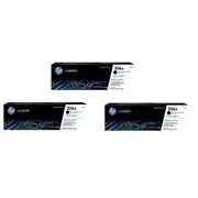 HP 206A Toner Commercial - Black - 3 Pack 1350 Pages - for HP Colour LaserJet Pro MFP M282nw / MFP M283fdn / MFP M283fdw Printer [LASHPL4783958B]