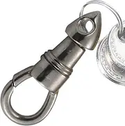[YTGOCN] Swivel Snap Hook,Necklace Pendant Clasp - Stainless Steel Rotating Eagle Hook Buckle, Multifunctional Spring Clip Necklace Pendant Buckle