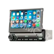 7in Single 1DIN Car Stereo Radio Retractable Touch Screen FM Receiver AUX USB (for: Fiat)