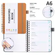 A6 Pocket Password Keeper Portable Record Books Journal Notebook Book