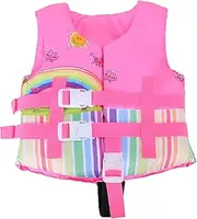 Toddler Life Vest | Secure Comfortable Toddler Swimming Vest Pool Floats | Breathable Lightweight Swimming Training Equipment for Beach, Water Safety, Vacation, Boating