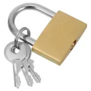 4 Pcs Brass Padlock Storage Luggage Cabinet Locks for Gym Locker Travel