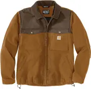 Carhartt Montana Rugged Flex Relaxed Fit Duck Insulated Jacket, brown, Size S for Men