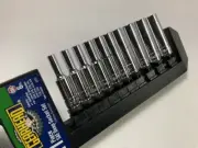 Gearhead 1/4" Drive SAE Deep Socket Set, 11-Piece
