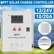 10A 20A MPPT Solar Charge/Discharge Controller 12V 24V Battery Solar Regulator