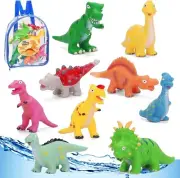 No Hole Dinosaur Bath Toys for Toddler- Mold Free Pool Water Shower Bathtub Toys