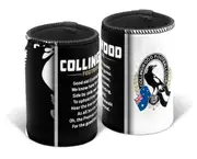 Collingwood Magpies AFL TEAM SONG Beer Can Bottle Cooler Stubby Holder Cosy