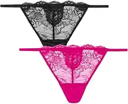 [Smart & Sexy] Women's Temptation Lace V-String Thong Panty