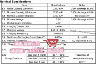 寰球✨松下全新 NCR18650B 3400mah 3.7V Panasonic 18650B 電芯