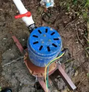 3000W 220V Hydroelectric Water Wheel Turbine Oblique Strike Pelton Generator