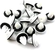 Car Fastener Clips for BMW E34 E36 E38 E39, 50Pcs Door Panel Clip with Seal Ring Fastener Rivet Bumper Clip Retainer