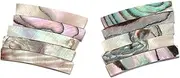 JEWEDECO Diy Guitar Repair Kit 10pcs Abalone Shell Guitar Binding Gf102 Purfling Strip for