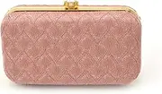 Elegant Women's Clutch Purse – Stylish Evening Handbag for Parties, Weddings & Casual Outings - Peach (IGH1450), Peach