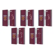 WEST HAM UNITED FC 2023/24 PLAYERS HOME KIT LEATHER BOOK CASE FOR iPOD TOUCH
