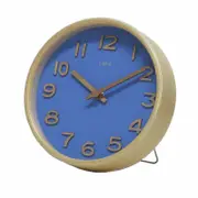 Leni 18cm Blue Wood Table/Wall Clock