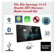 Fits Kia Sportage 11-14 Double DIN Radio Install Kit W Kenwood Stereo Bluetooth