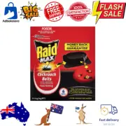 Raid Max Cockroach Baits Insect Traps 6 Count Pack Fast Killing Cockroach Killer