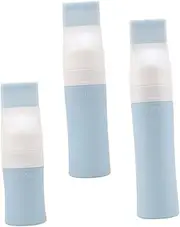 Healeved 3pcs Refillable Shampoo and Conditioner Bottles Stylish Empty Dispenser Bottles for Hair Care Products for Travel and Home Use