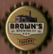 USA Plastic Lined Beer Crown Bottle Cap: Brown's Brewing