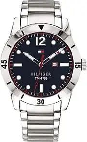 [Tommy Hilfiger] Toc Program Stainless Steel Navy Dial Men's Watch