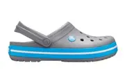 Crocs Unisex Crocband Clogs (Charcoal/Ocean)