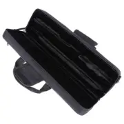 Flute Hard Case Cover w Side Pocket/Handle/Strap, 15.43 x 2.83 x 4.33 inch For