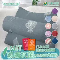 在飛比找樂天市場購物網優惠-MIT多功能親膚抗菌三角立體舒適靠枕(多款任選) 【格藍傢飾