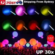UP TO 30x Glow Beach Ball Glow Sticks Balls Party Glow in the dark Toys 30cm Gi