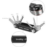 SmallRig x FILM RIOT 7-in-1 Folding Wrench Set with Multi Angle - Black
