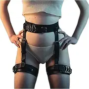 [CAMIXGQN] Harness WomenLingerie Stocking Garter Belt Body Strap Suspender Waist Belt