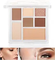 Boobeen Face Contour Highlighter Palette - Highlighter, Bronzer, Blusher and Eyeshadow Palette, Matte and Glitter 7 Tones, Blendable