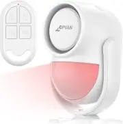 125dB Loud Motion Sensor Alarm with 328ft Remote Control 40ft PIR Detector