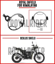 Fits Royal Enfield HIMALAYAN 411 "LEGUNDARY OCULUS SHIELD"
