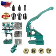 Hand Press Eyelet Machine with Cast Iron Build – 3 Dies & 1500 Grommets Included