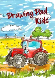 A4 Plain Paper Drawing Pads for Kids. Blank Doodle Scribble Notepad for Boys.: A