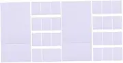 SEWACC 2sets Picture Frame Matting Pre-Cut Picture Mat Photo Board Mat Backing Boards Photo Pad 20pcs*2